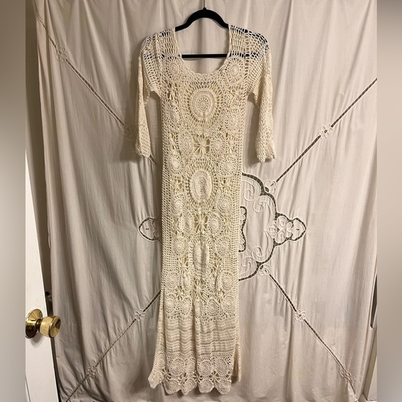 Vintage Spell Margarita Crochet Maxi Dress - Picture 3 of 7